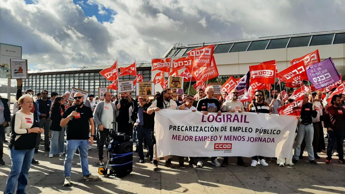 Manifestación LogiRAIL.