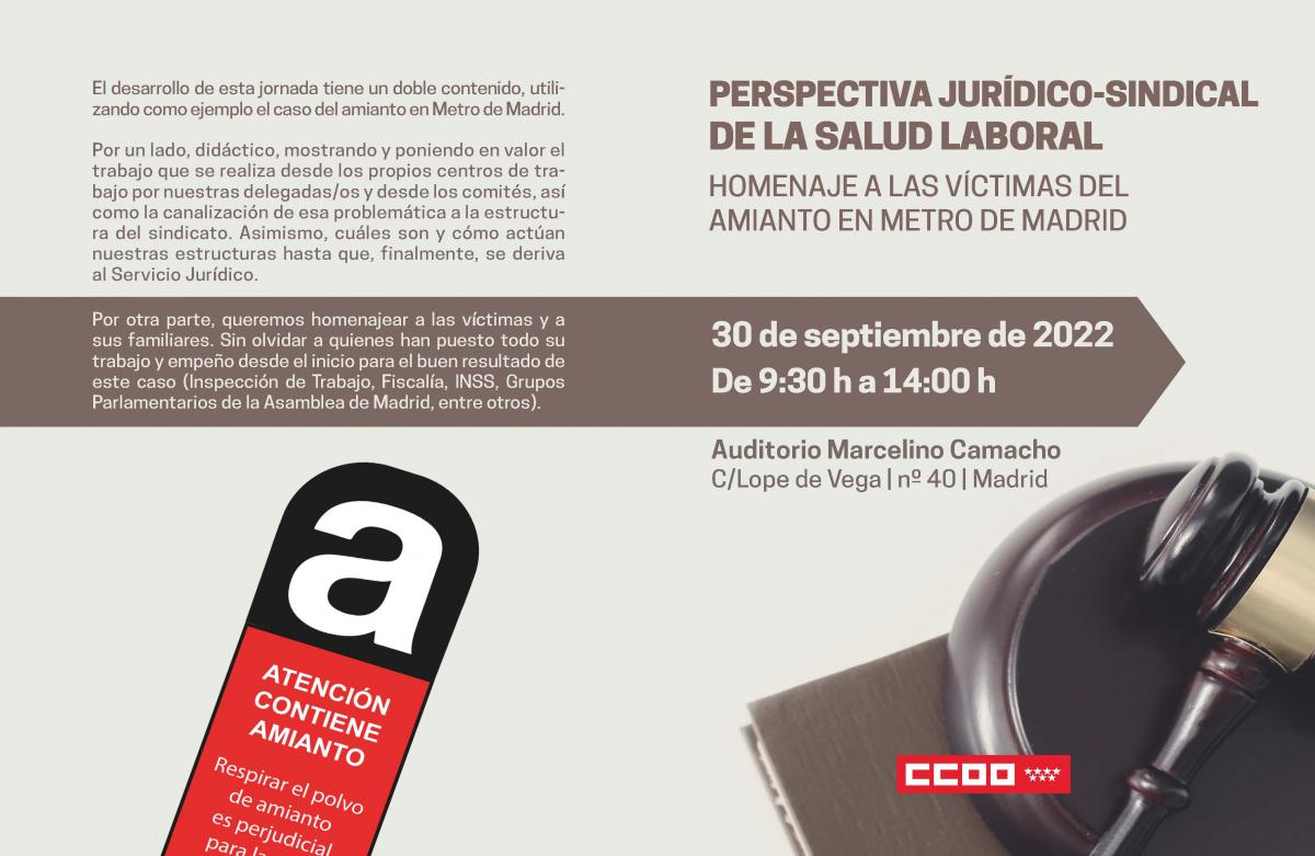 Jornada: Perspectiva jurídico-sindical de la Salud Laboral