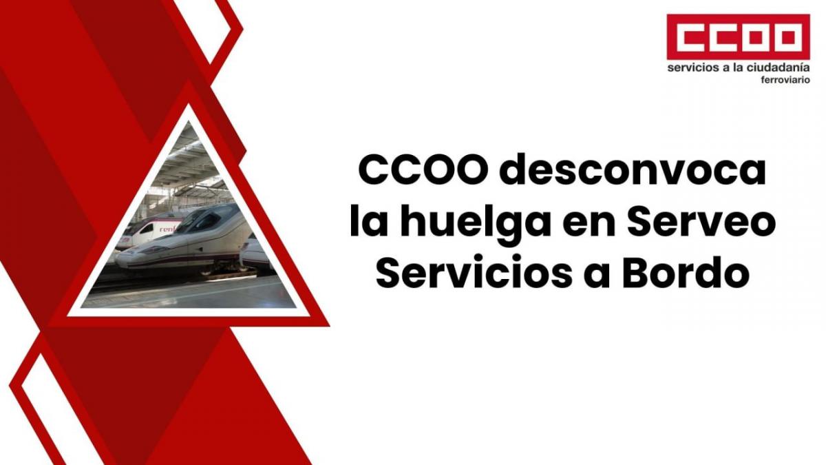 CCOO desconvoca la huelga en SERVEO