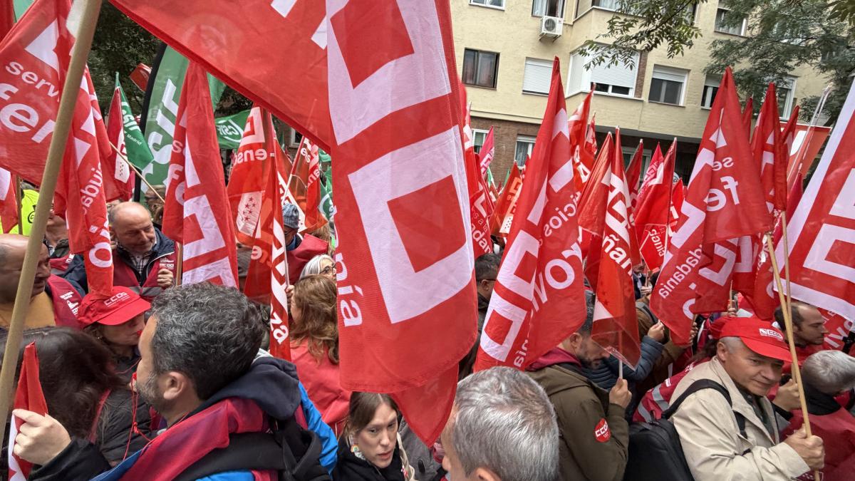 Manifestación por el empleo público.