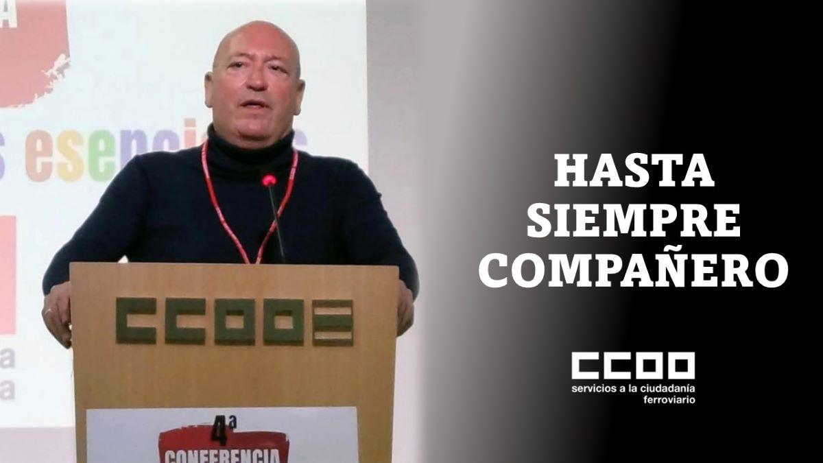 Fallece Paco Ojeda, coordinador del Sector Ferroviario Andaluz.